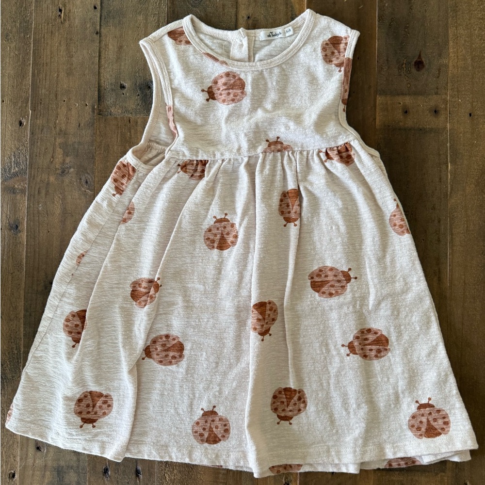 Oh Baby! Ladybug Print Tank/Dress 4-5y